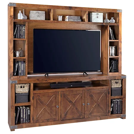 84" TV Console and Hutch